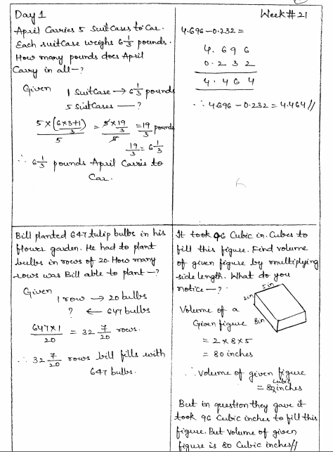 Printables Common Core Grade 5 Math Worksheets gyanpub learning common core math 4 today grade 5 solutions week 21 21