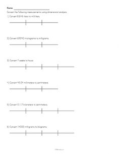 Printables Physics Dimensional Analysis Worksheet And Answers dimensional analysis unit activities the ojays and worksheet example