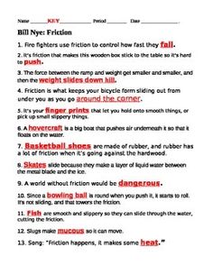 Printables Bill Nye Erosion Worksheet bill nye storms video guide worksheet videos student and this 13 question with teacher answer key provides a way for students to follow along the friction th