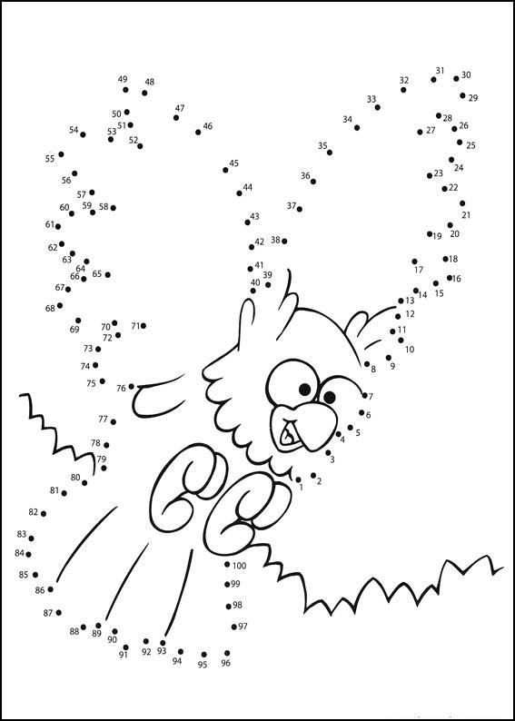 Printables Dot To Dot Worksheets 1-100 kids under 7 dot to worksheets part 3 three year old...