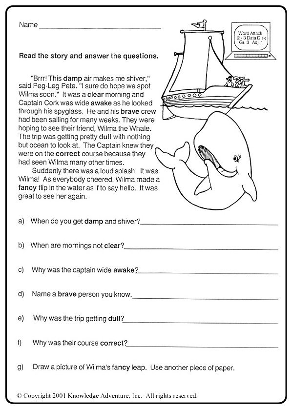 Printables Short Comprehension Passages For Grade 4 1000 images about reading comprehension on pinterest wilmas greeting worksheet for grade 3 jumpstart