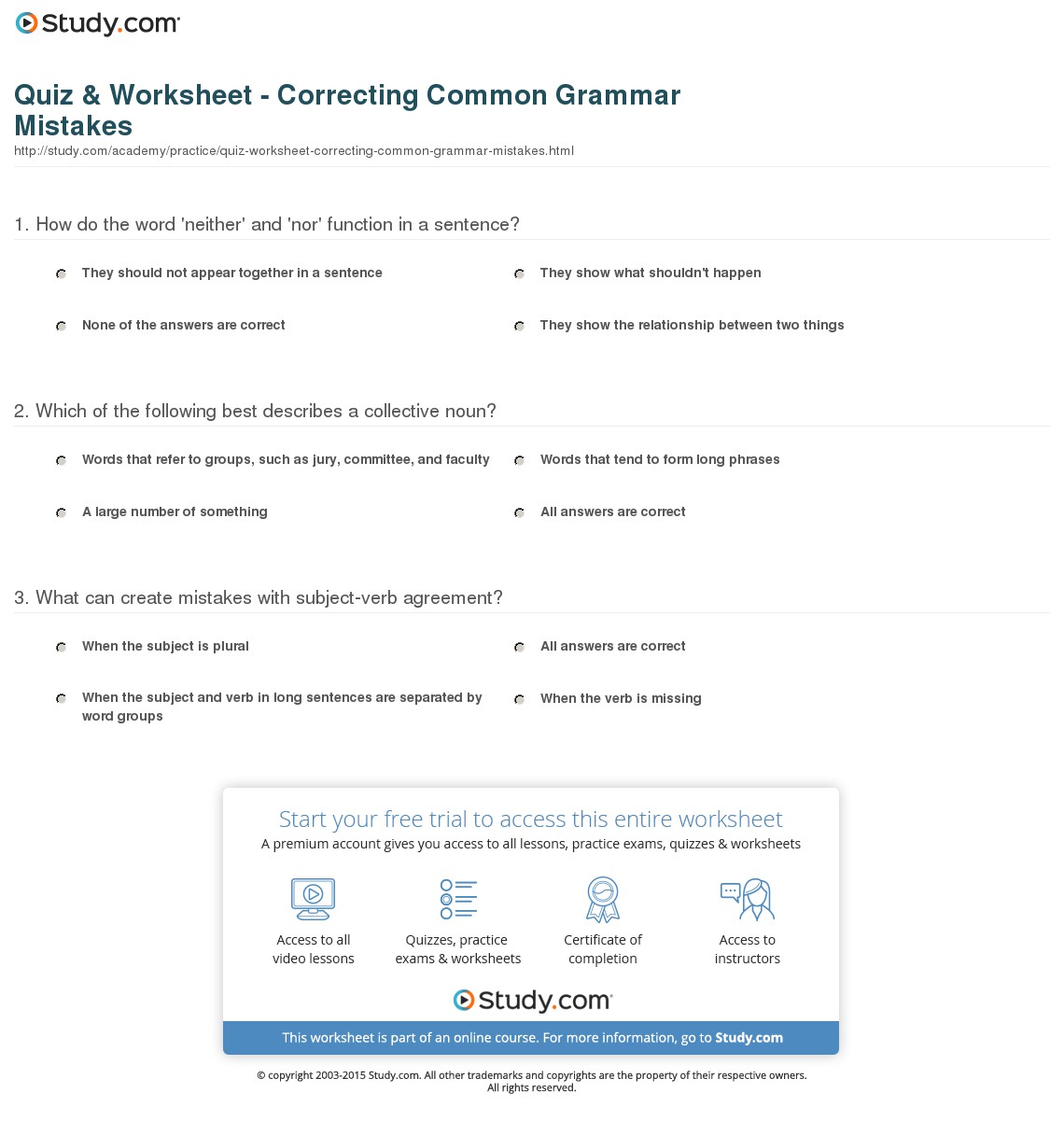 Printables Correcting Grammar Worksheets Tempojs Thousands of Printables Correcting Grammar Worksheets Tempojs Thousands of