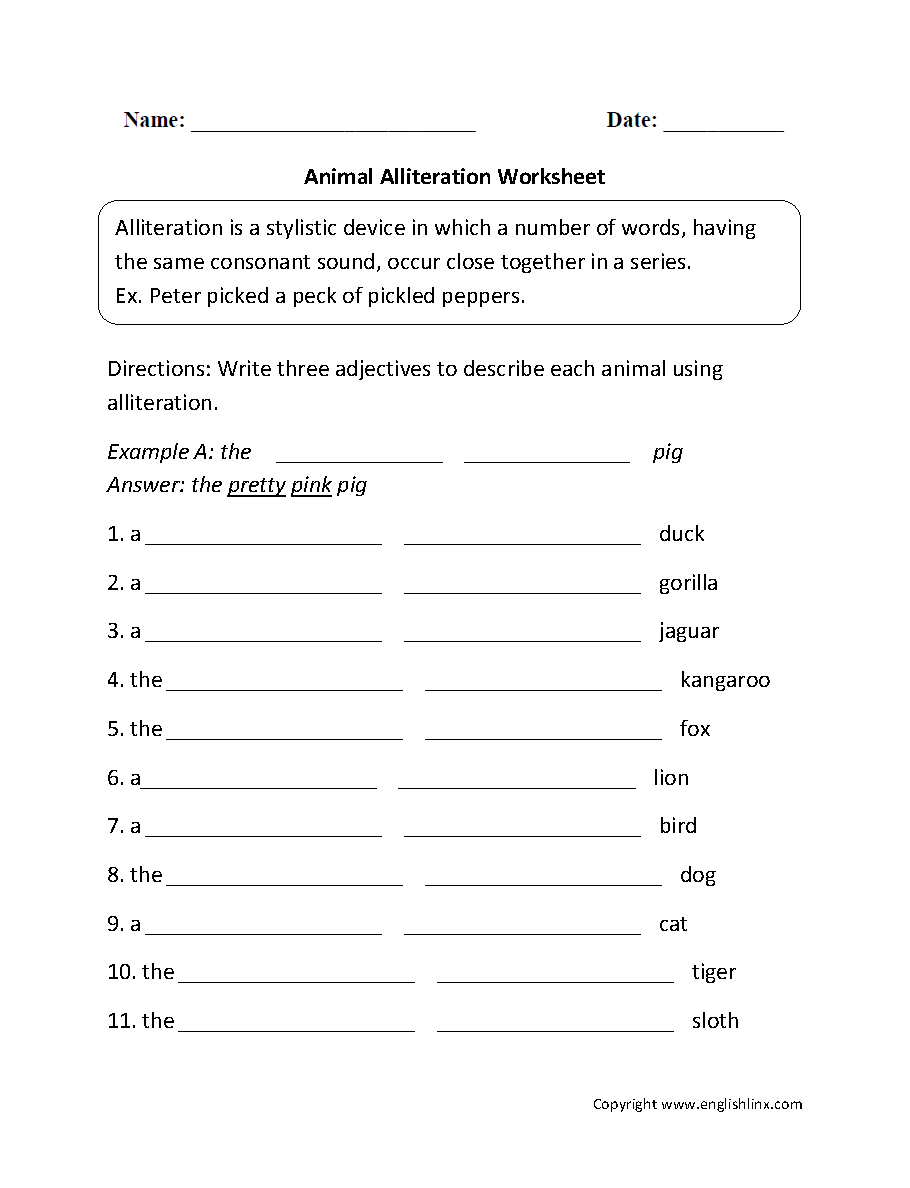 Printables Oxymoron Worksheet content by subject worksheets figurative language worksheets