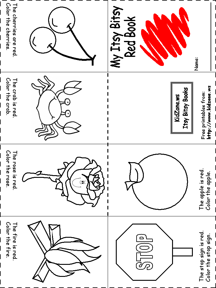 Printables Preschool Worksheets For The Color Red red colors recognition practice worksheet