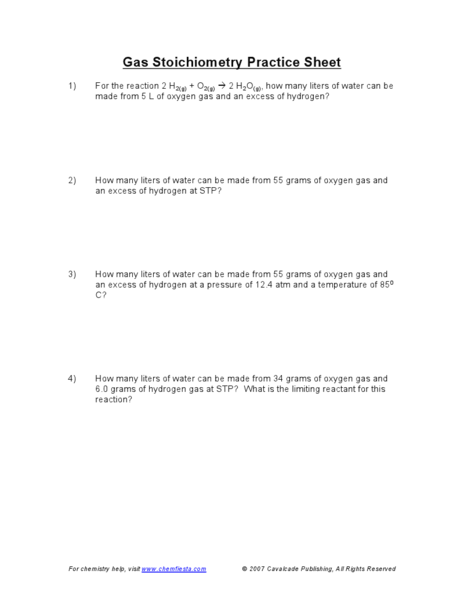 Printables Stoichiometry Worksheets stoichiometry worksheets davezan problems worksheet davezan