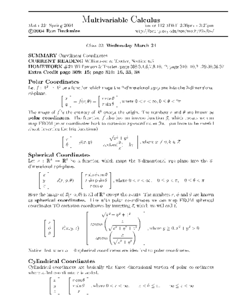 Printables Calculus Worksheet calculus homework worksheet multivariable curvilinear coordinates higher ed lesson planet planet