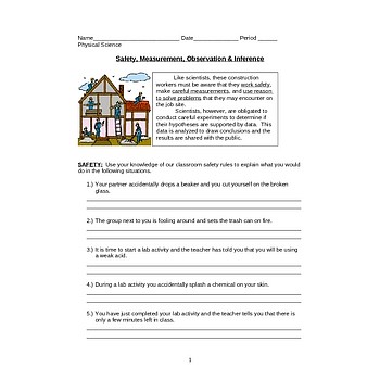Printables Observations And Inferences Worksheet measurement observation inference worksheet safety worksheet