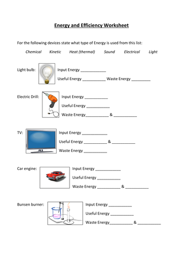 Printables Energy Transfer Worksheet energy transfers and sankey diagram worksheet by olivia...