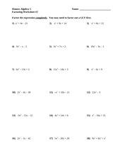 Printables Factoring Ax2 Bx C Worksheet Answers factoring ax2 bx c worksheet davezan printables safarmediapps worksheets