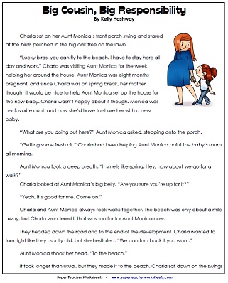 Printables Short Comprehension Passages For Grade 4 reading comprehension 4th grade worksheets worksheets