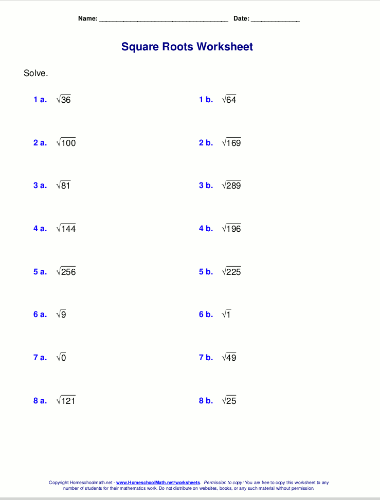 Printables Cube Roots Worksheet square root and cube worksheet abitlikethis roots moreover perfect radicals worksheet