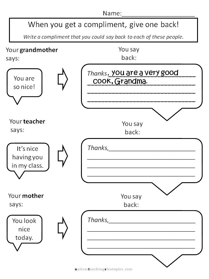 Printables Free Printable Social Skills Worksheets social skills worksheets imperialdesignstudio second autism worksheet